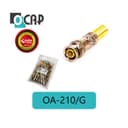 فیش BNC پیچی طلایی اوکپ OCAP BNC OA-210G