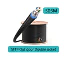 کابل شبکه SFTP دو روکش اوت دور تمام مس تست به متراژ SFTP Out door Double jacket